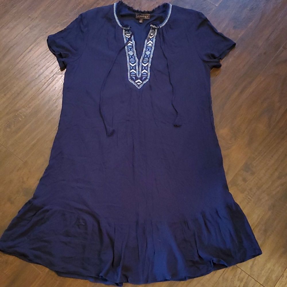 Darling Blue Shift Dress